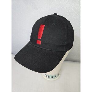 Metal Gear Solid Alert Hat Cap Snap Back Black Red Exclamation Point Gaming Mens